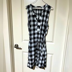 Checkered Loft Dress